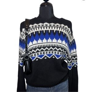 Polo Ralph Lauren cotton + cashmere fair isle sweater